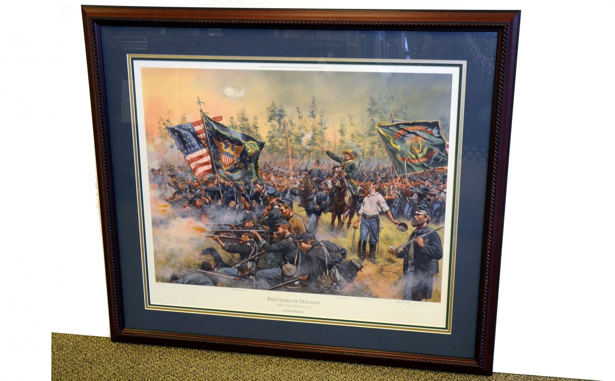 FRAMED PRINT – BROTHERS OF IRELAND by DON TROIANI