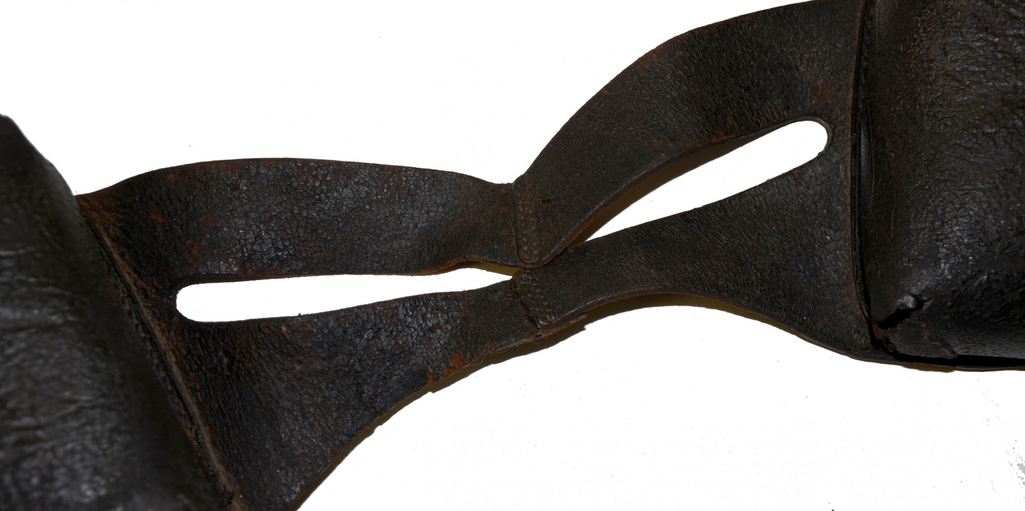 SET OF LEATHER SADDLE HOLSTERS — Horse Soldier