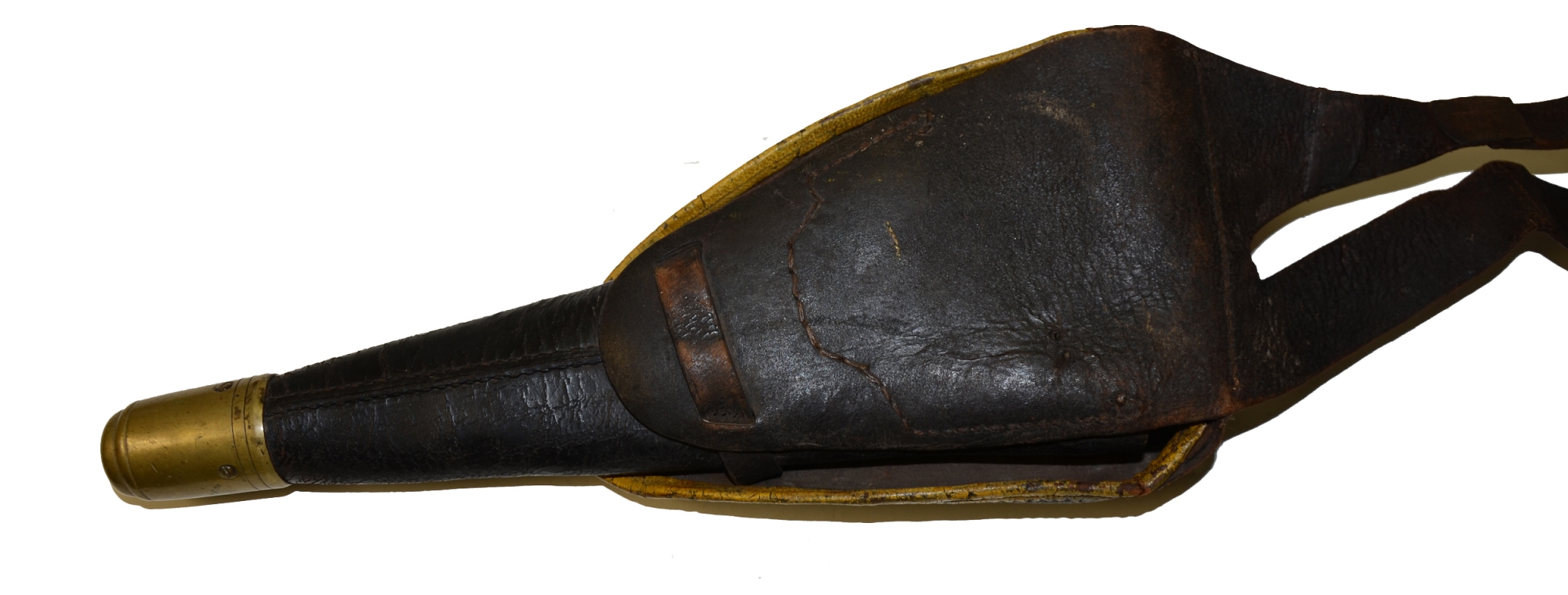 SET OF LEATHER SADDLE HOLSTERS — Horse Soldier