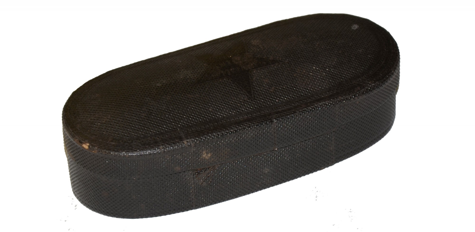 CIVIL WAR ERA GUTTAPERCHA SYRINGE BOX WITH EXCELLENT LABEL — Horse Soldier