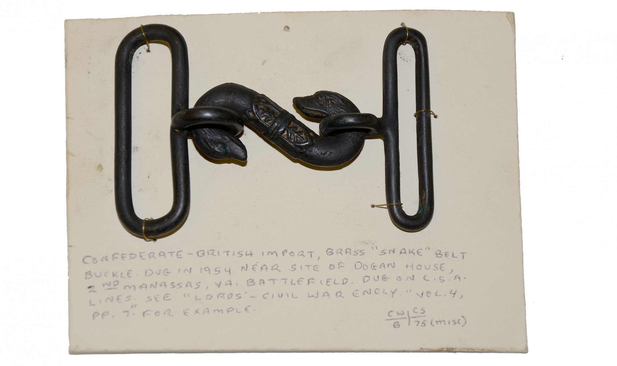Civil war snake best sale buckle