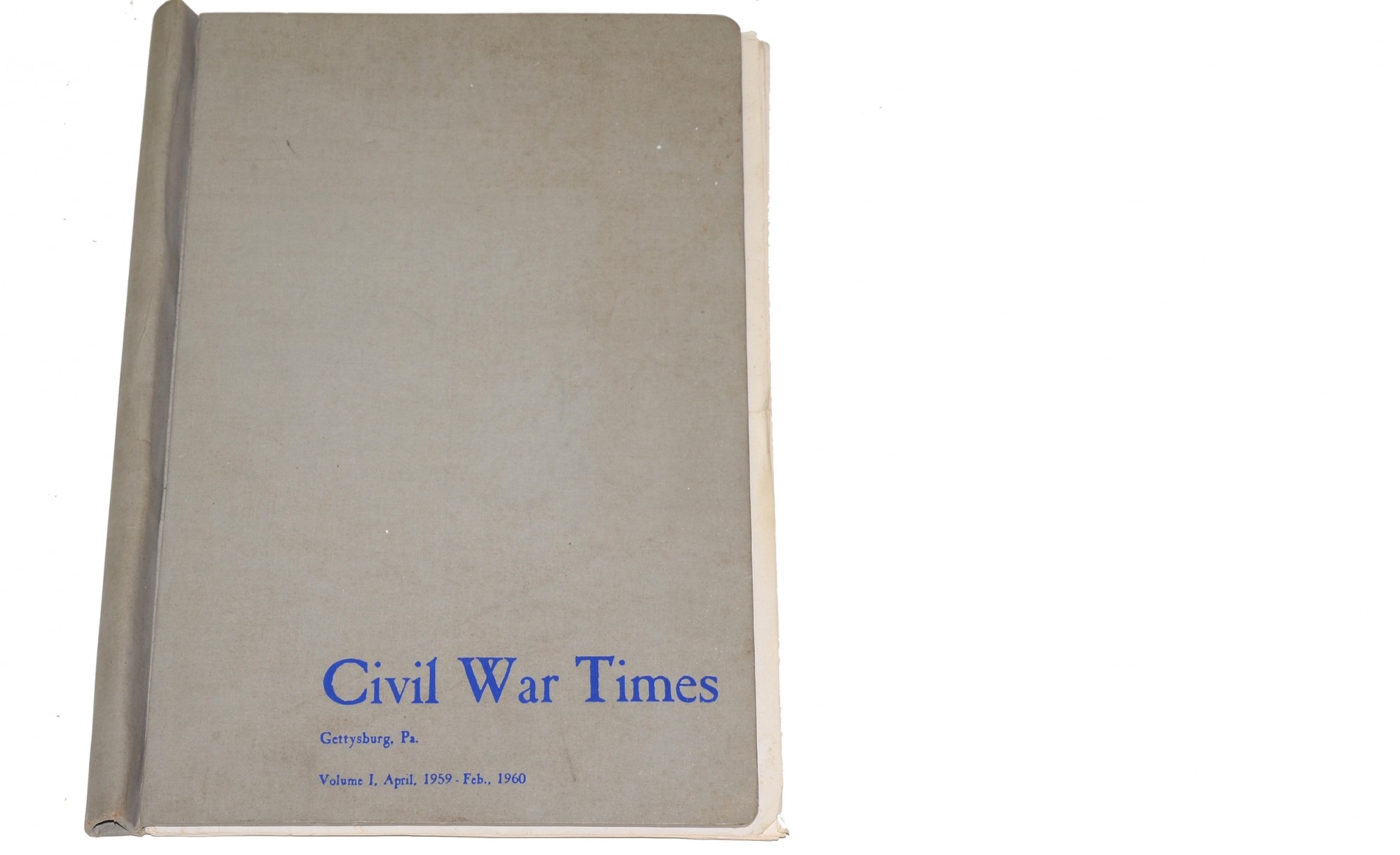 BOOK OF ORIGINAL CIVIL WAR TIMES — Horse Soldier
