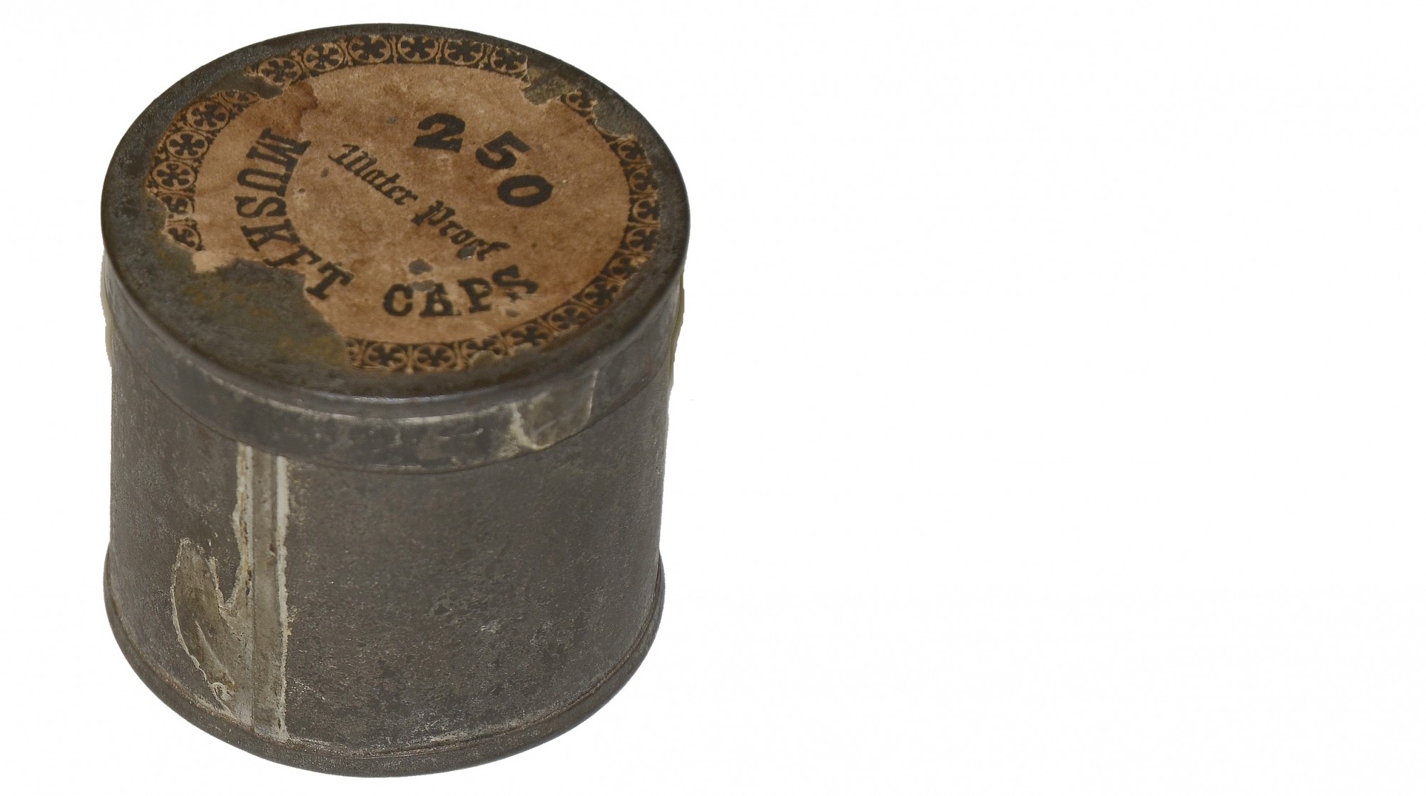 CIVIL WAR ERA TIN OF PERCUSSION CAPS