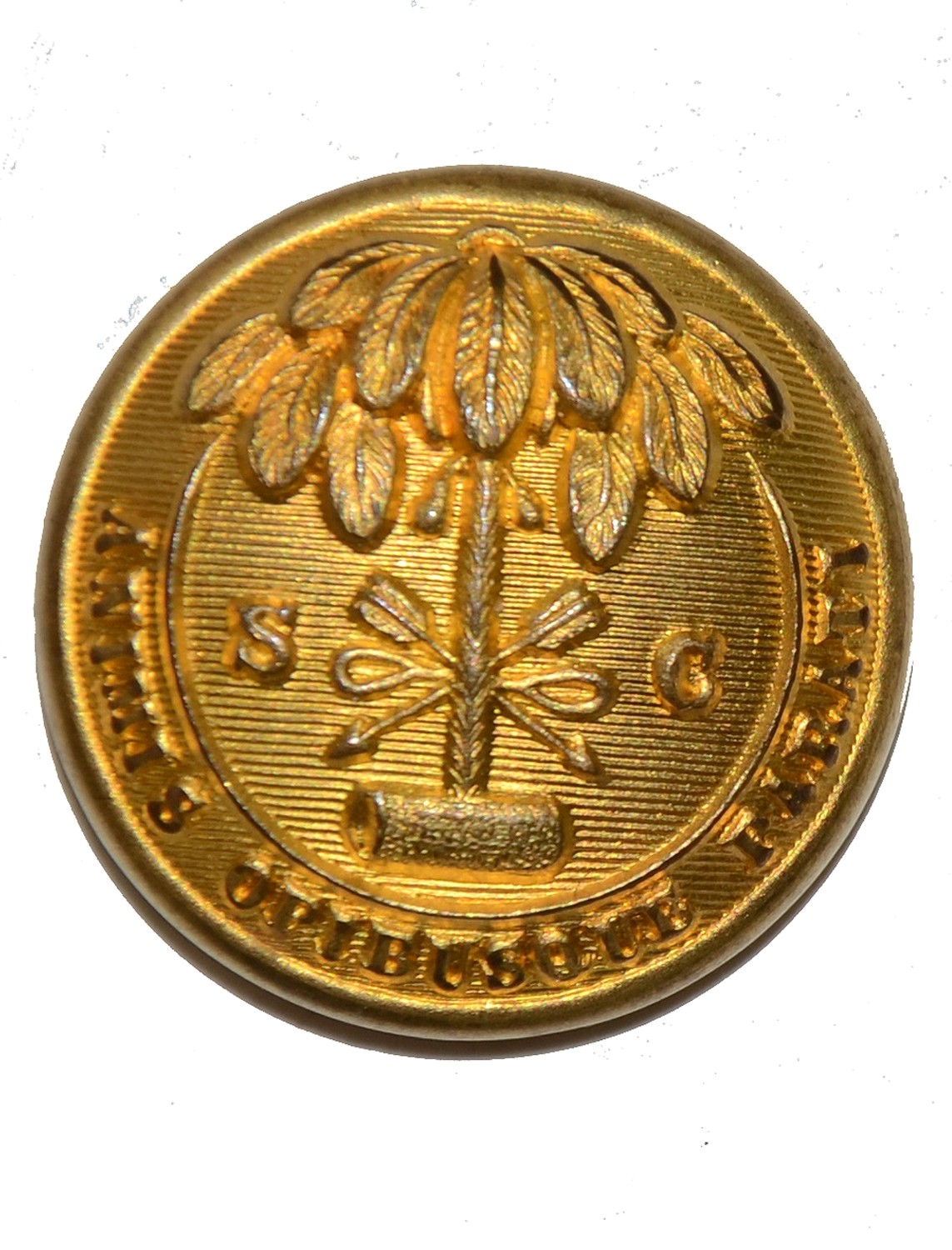 SOUTH CAROLINA STATE SEAL BUTTON – H T & B, MANCHESTER