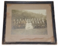 FRAMED 1907 PHOTO OF MEMBERS OF THE 15TH PENNSYLVANIA CAVALRY WITH THEIR COMMANDING OFFICER’S DAUGHTERS