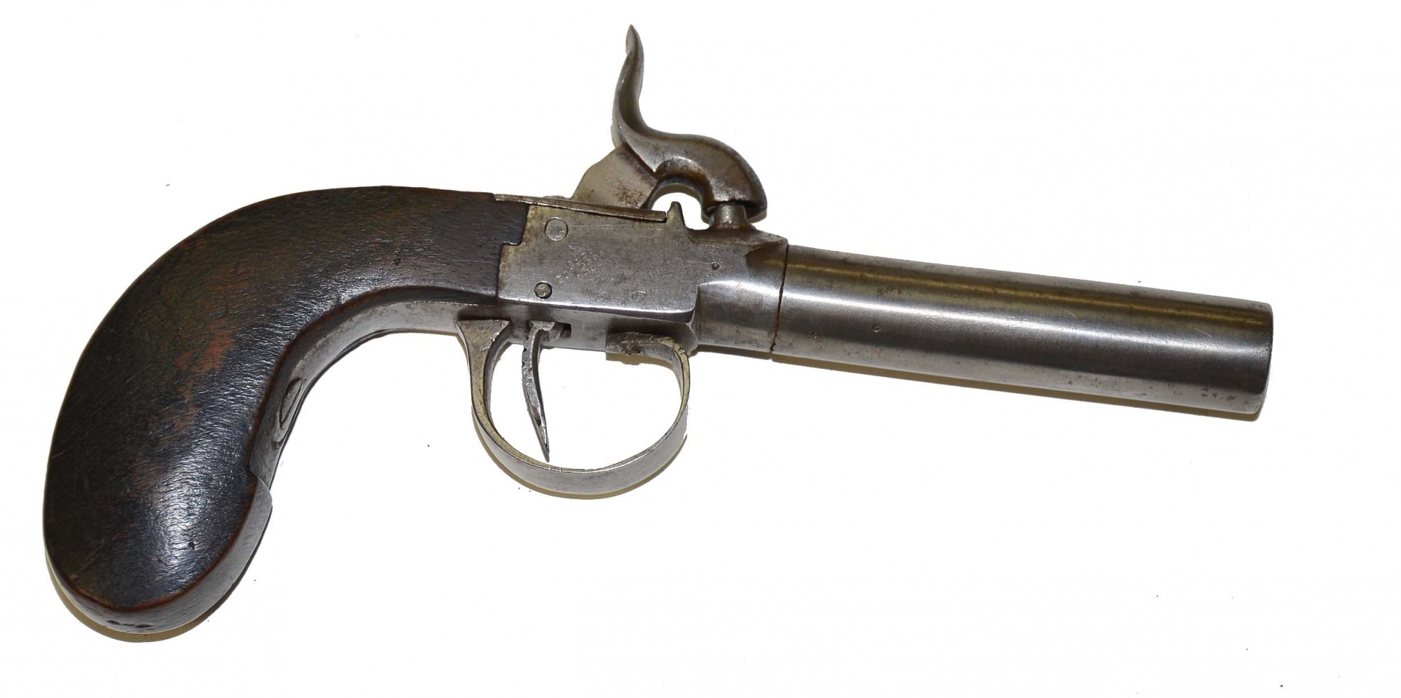 LIEGE MARKED SINGLE SHOT PERCUSSION PISTOL