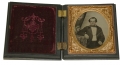 SIXTH PLATE AMBROTYPE OF MAN