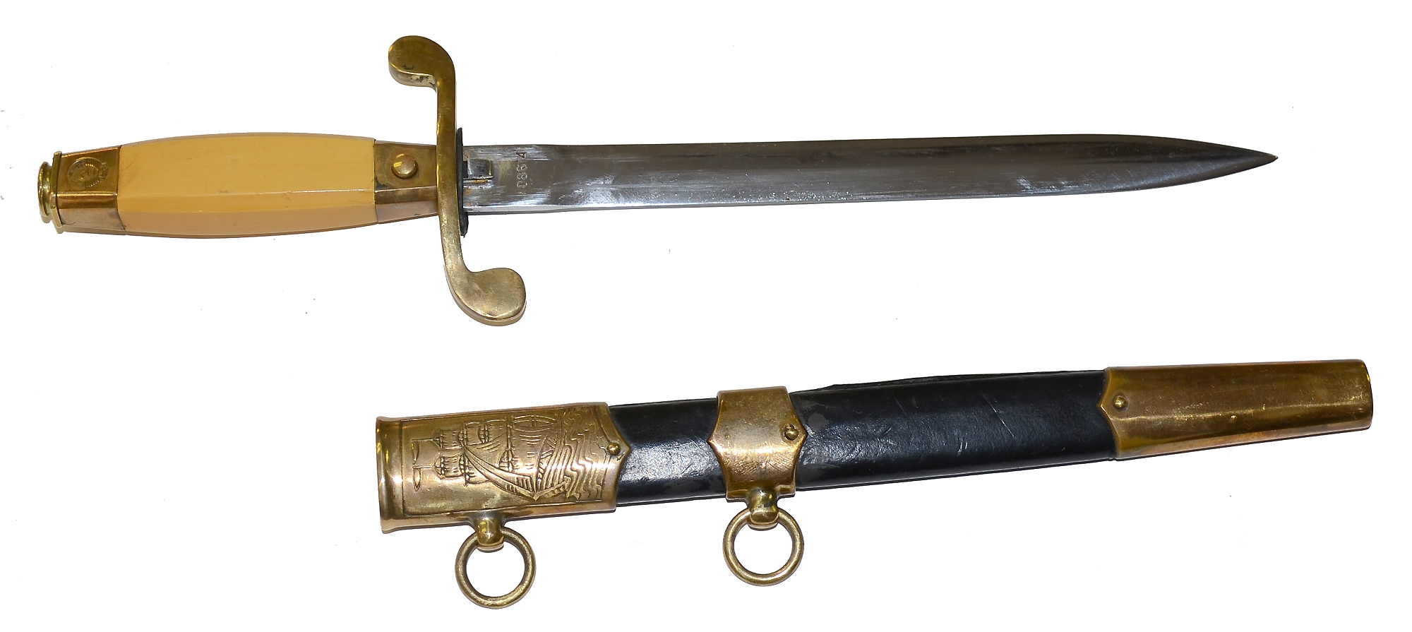 MODERN RUSSIAN (SOVIET) NAVAL DIRK, DATED 1957