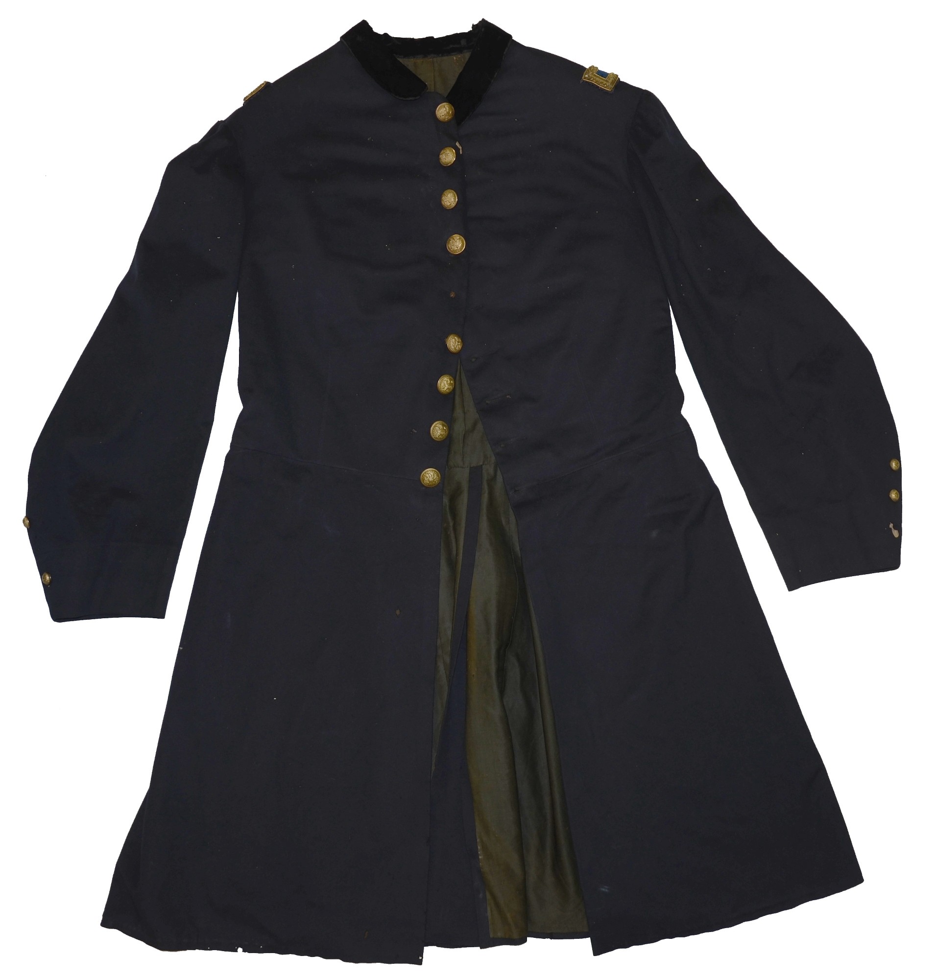 2ND LIEUTENANT’S FROCK COAT WITH STAFF OFFICER’S BUTTONS