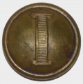 CONFEDERATE “I” INFANTRY BUTTON, VEST SIZE