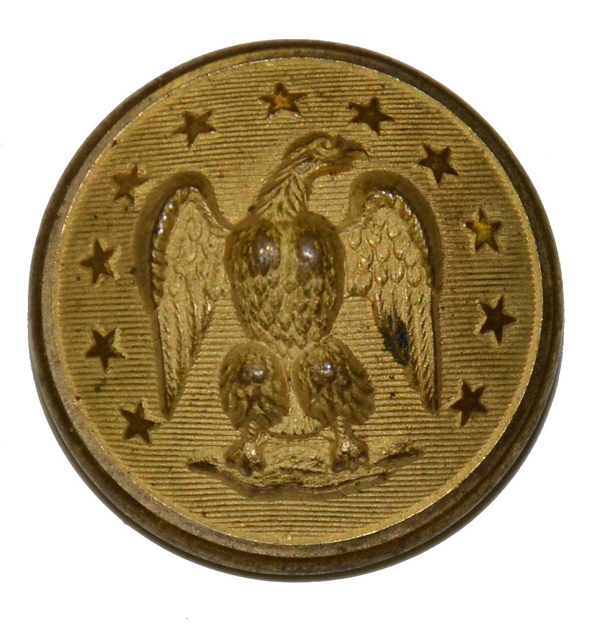 CONFEDERATE OFFICER’S BUTTON