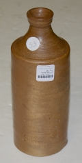 CLAY BOTTLE, MARKED J. BOURNE & SON