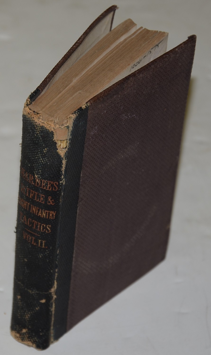 ID’D COPY OF HARDEE’S RIFLE AND LIGHT INFANTRY TACTICS, VOL II