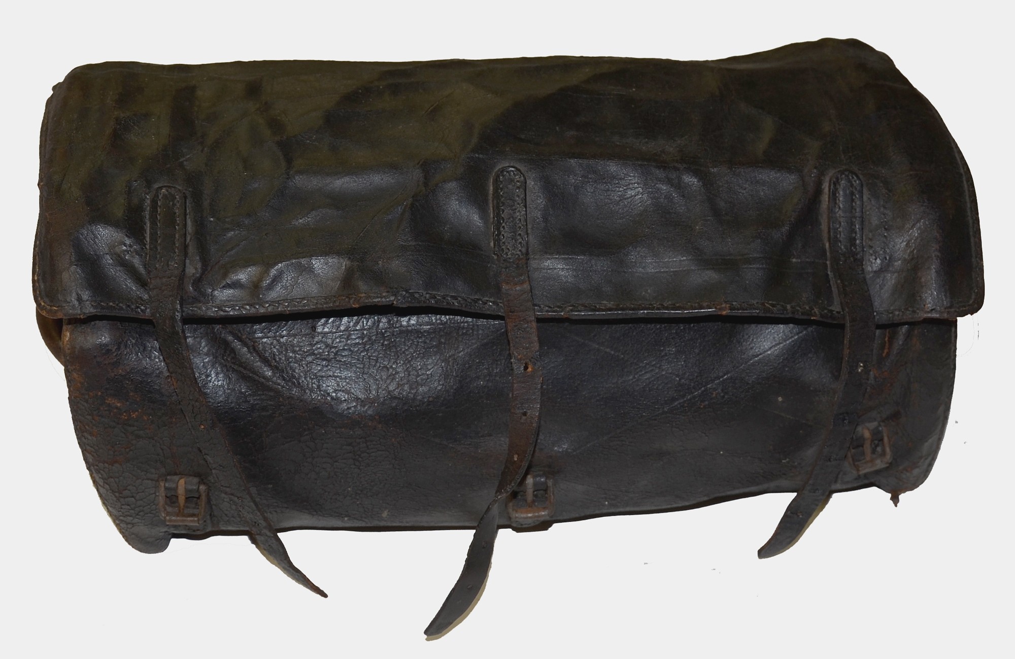 CIVIL WAR PERIOD LEATHER OFFICER’S SADDLE VALISE
