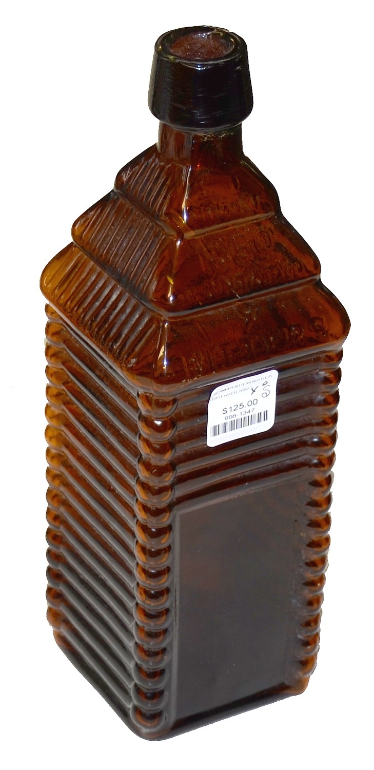 DRAKE PLANTATION BITTERS BOTTLE, PATENTED 1862