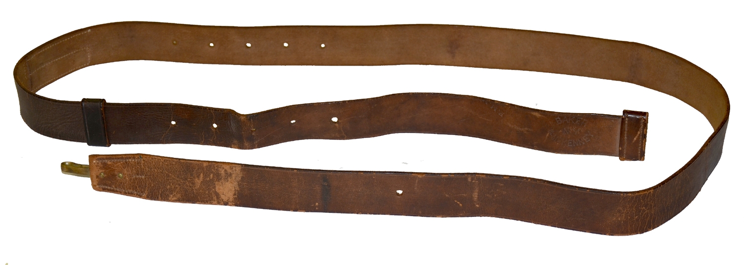 CIVIL WAR MUSKET SLING ALTERED FOR TRAPDOOR RIFLE