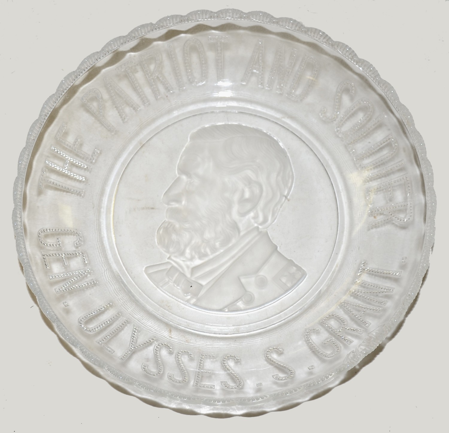 GLASS BOWL DONE TO HONOR U.S. GRANT