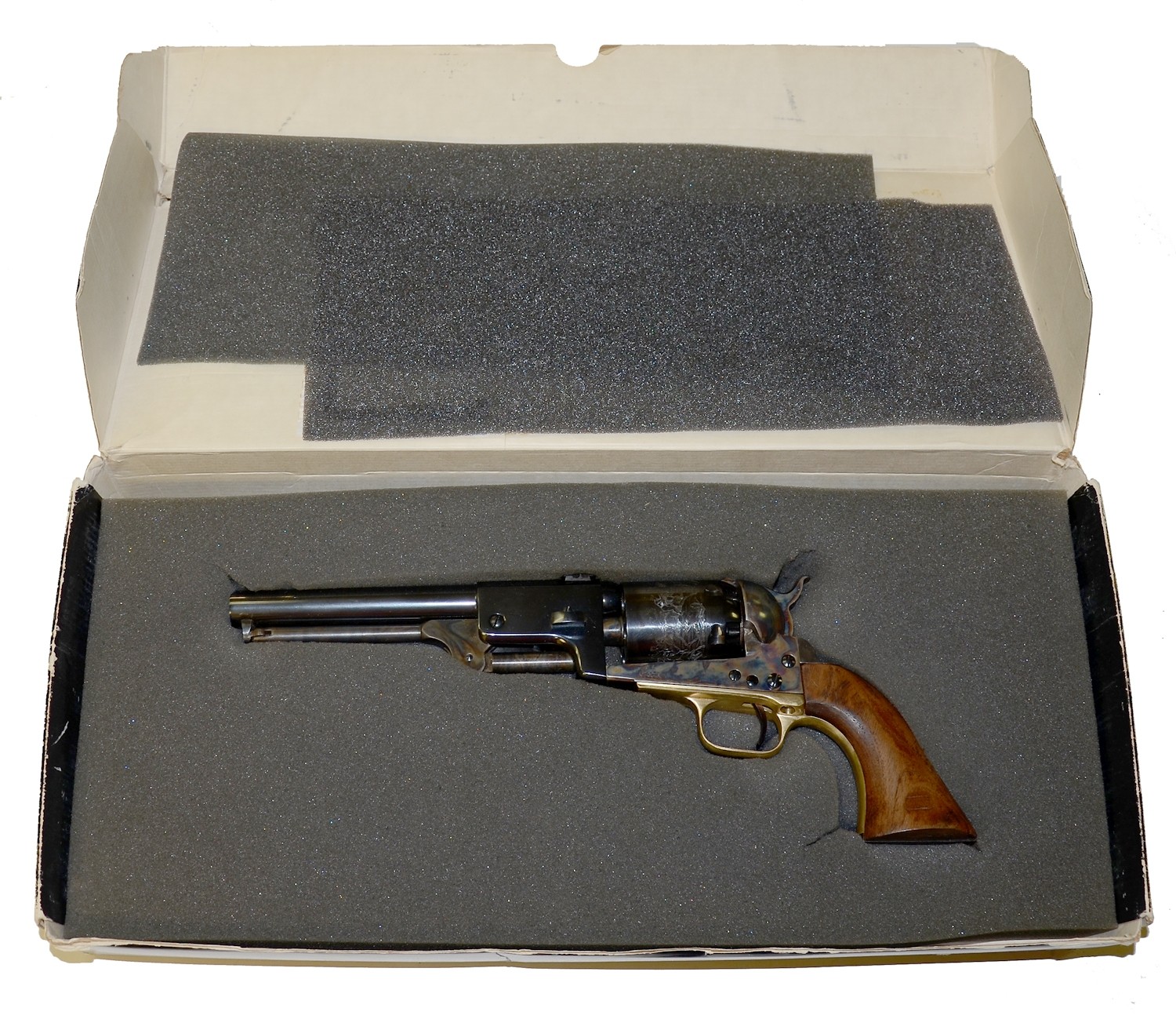 MINT CONDITION REPRODUCTION OF 3RD MODEL COLT DRAGOON WITH THE ORIGINAL BOX