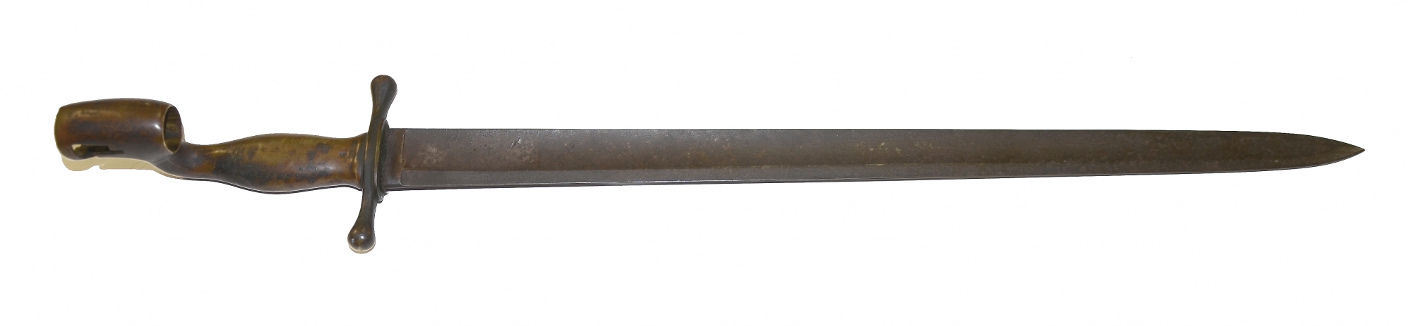 VERY RARE SWORD BAYONET WITH SOCKET MADE BY HORSTMANN & SONS OF PHILADELPHIA