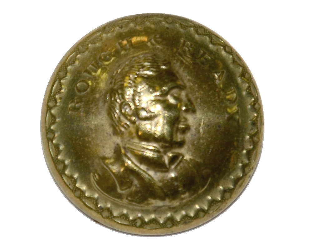 POLITICAL BUTTON FOR ZACHARY TAYLOR – LEWIS CASS ELECTION OF 1848