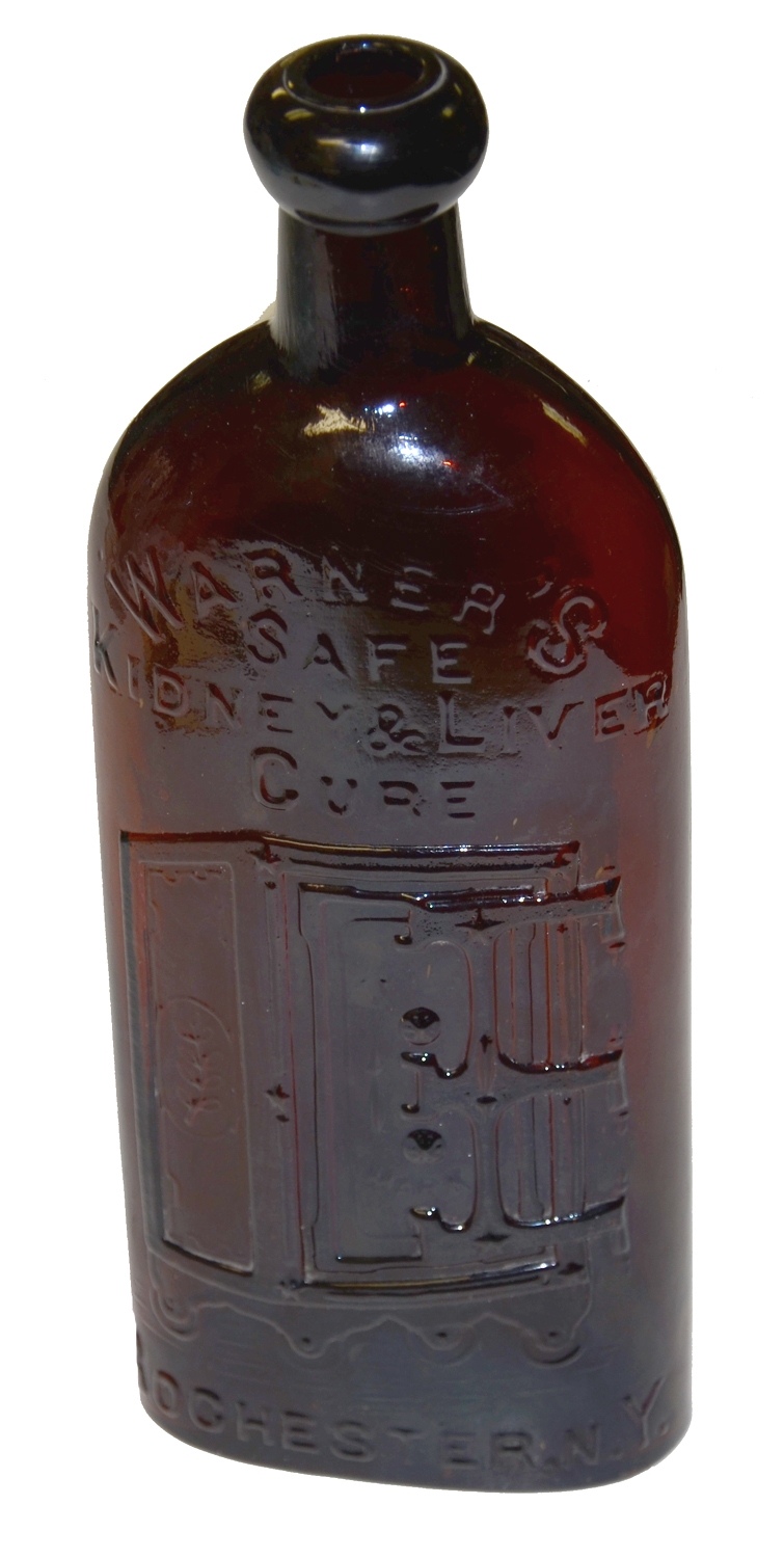 APOTHECARY BOTTLE – WARNER’S SAFE KIDNEY & LIVER CURE