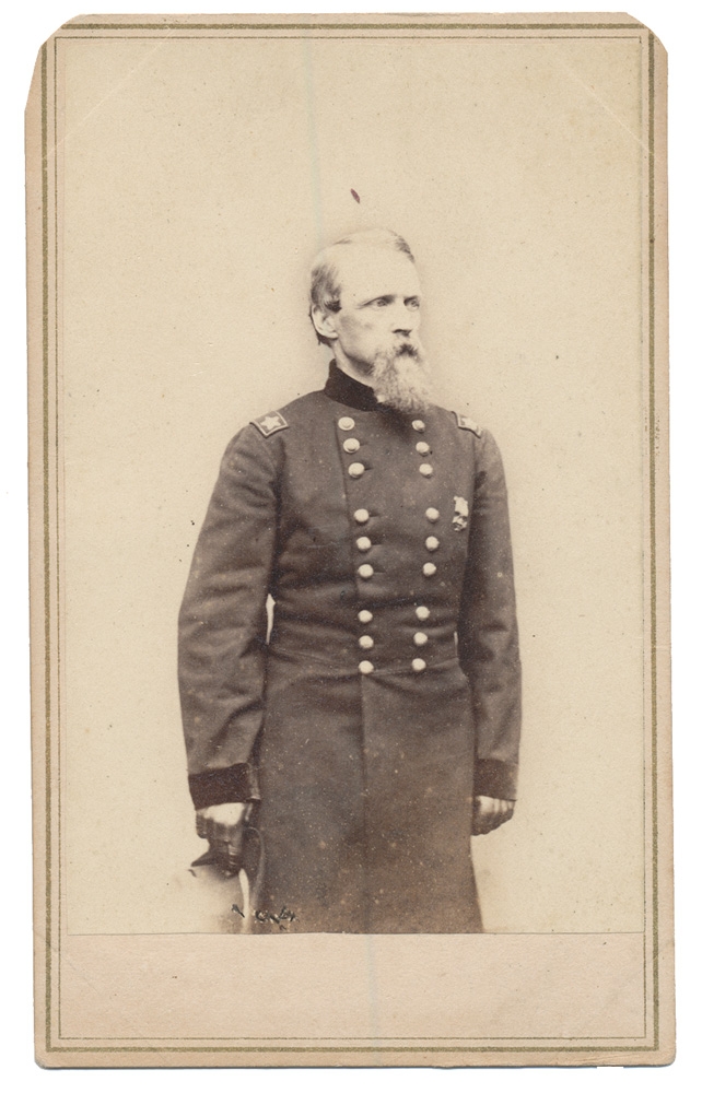 STANDING VIEW CDV OF MAJOR GENERAL DAVID B. BIRNEY