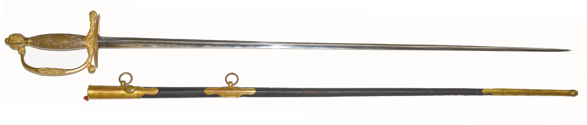CHAPLAIN’S SWORD PRESENTED TO W. F. SNOW, 5TH MASSACHUSETTS INFANTRY