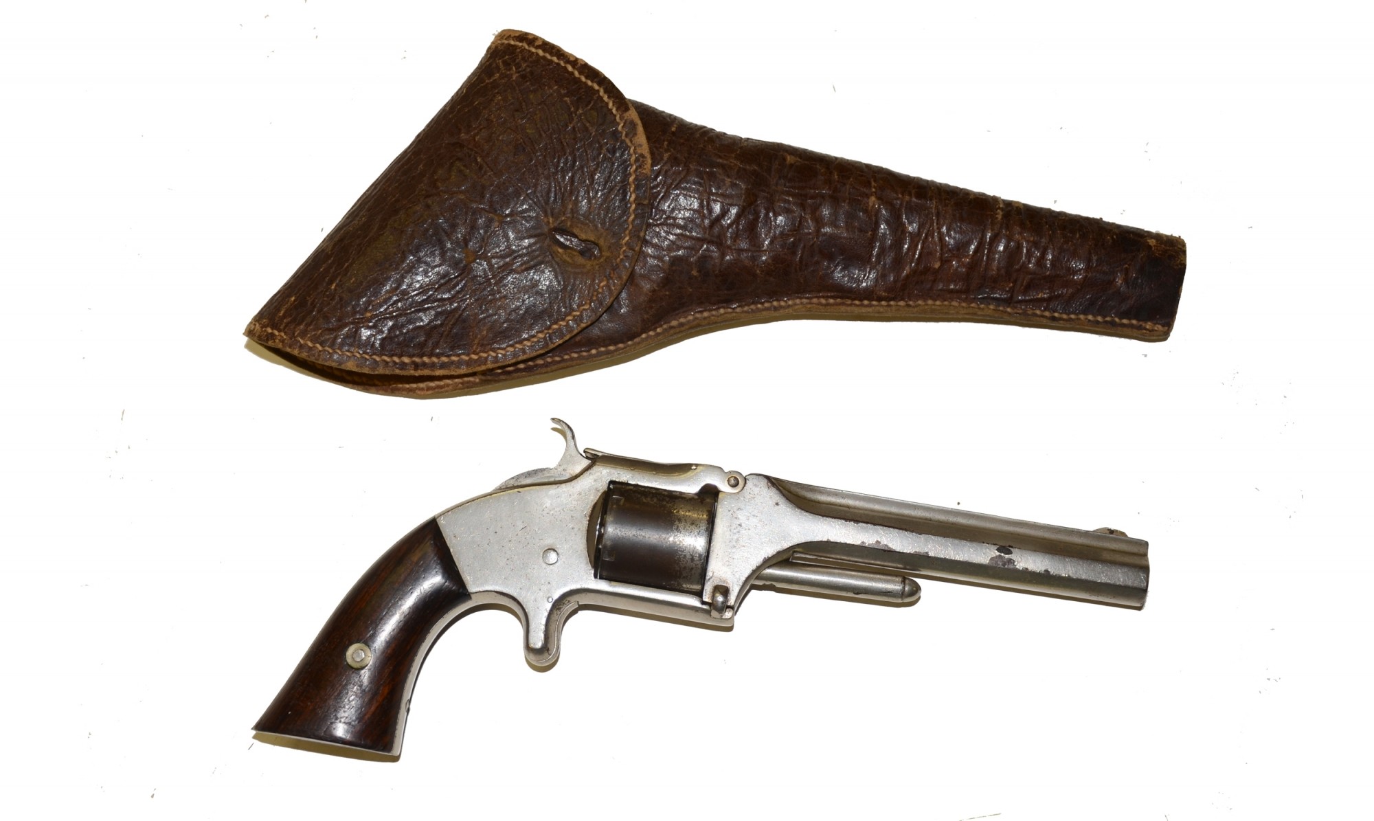 SMITH & WESSON NO. 2 REVOLVER WITH HOLSTER