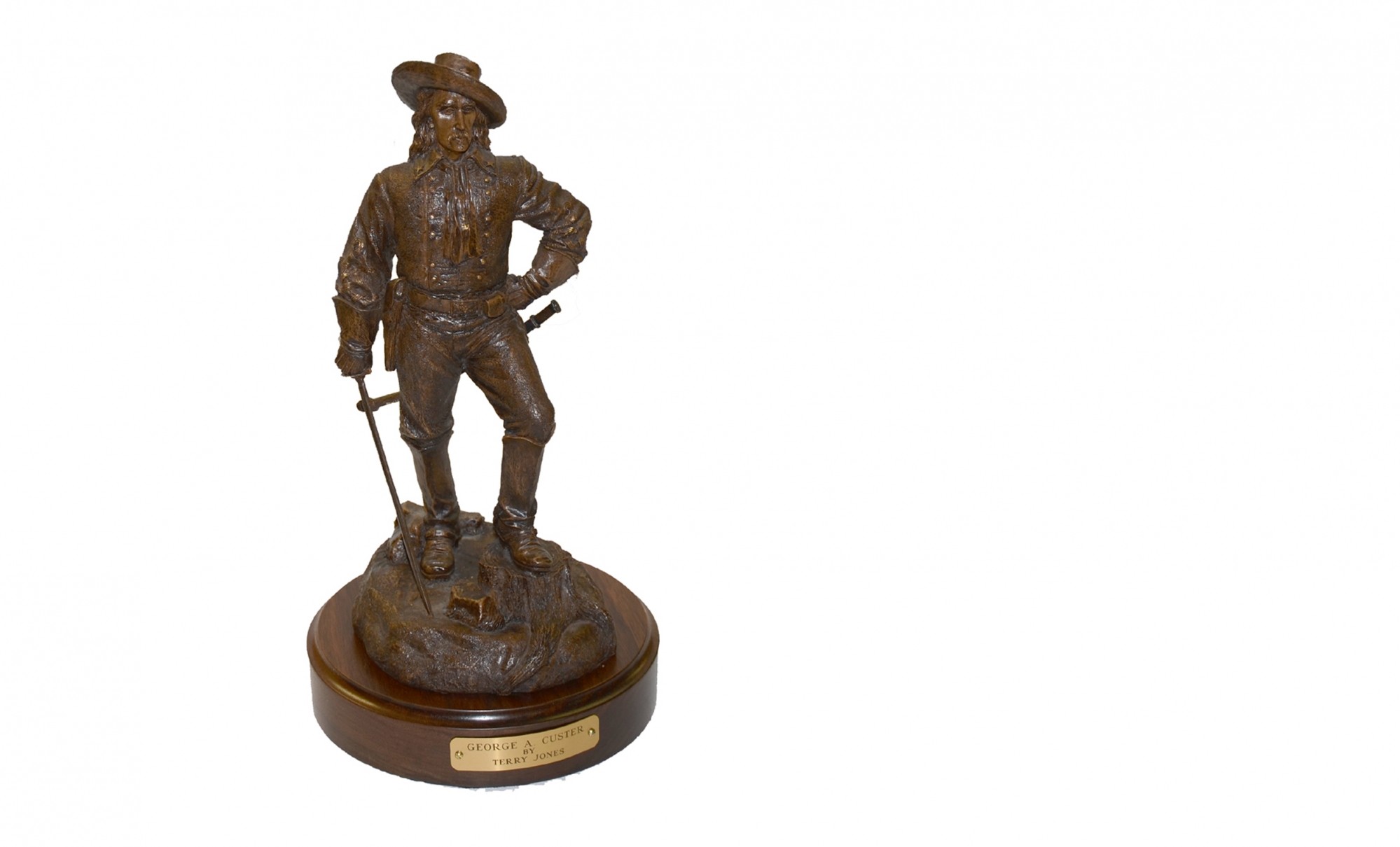 ARTIST PROOF GEORGE ARMSTRONG CUSTER STATUE BY TERRY JONES