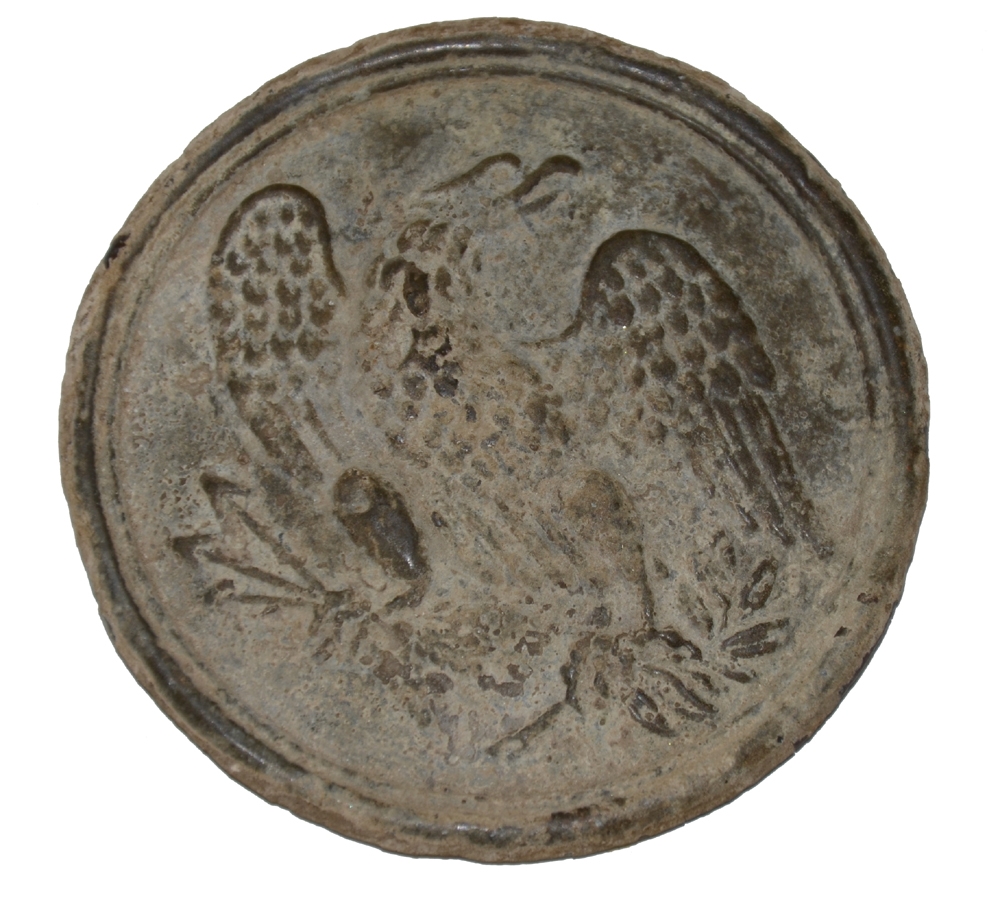 RELIC PATTERN 1826 EAGLE BREAST PLATE FROM KERNSTOWN