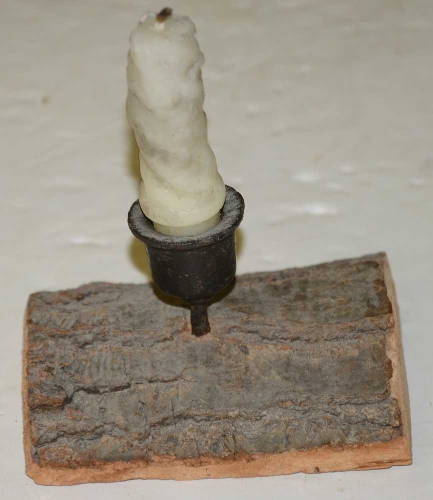 CAMP CANDLESTICK HOLDER WITH CANDLE