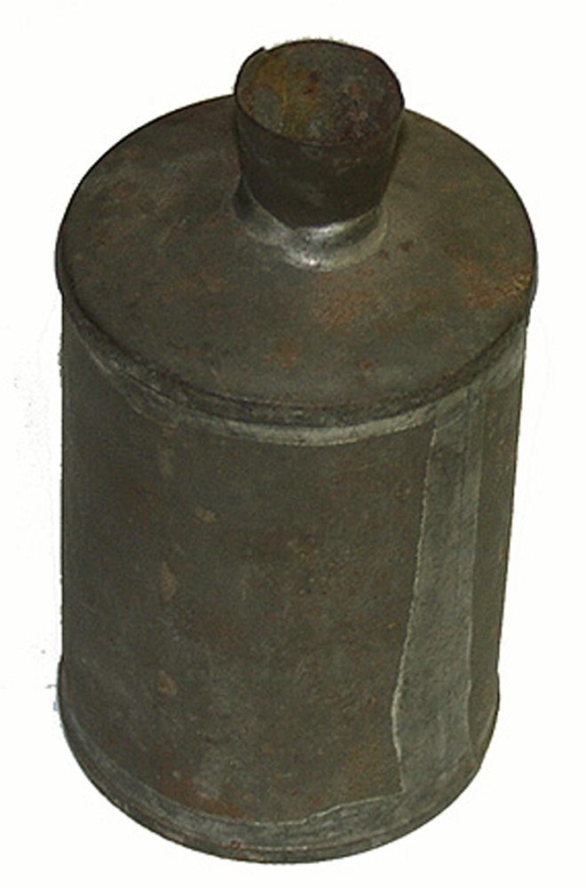 MID-19TH CENTURY TIN MEDICAL CAN FOUND ON THE GETTYSBURG BATTLEFIELD – GEISELMAN COLLECTION