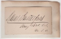 SELECTION OF SIGNATURES - UNION MAJOR GENERALS