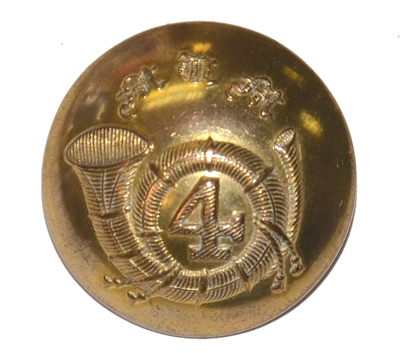 4TH MASSACHUSETTS MILITIA COAT SIZE BUTTON, MS42A