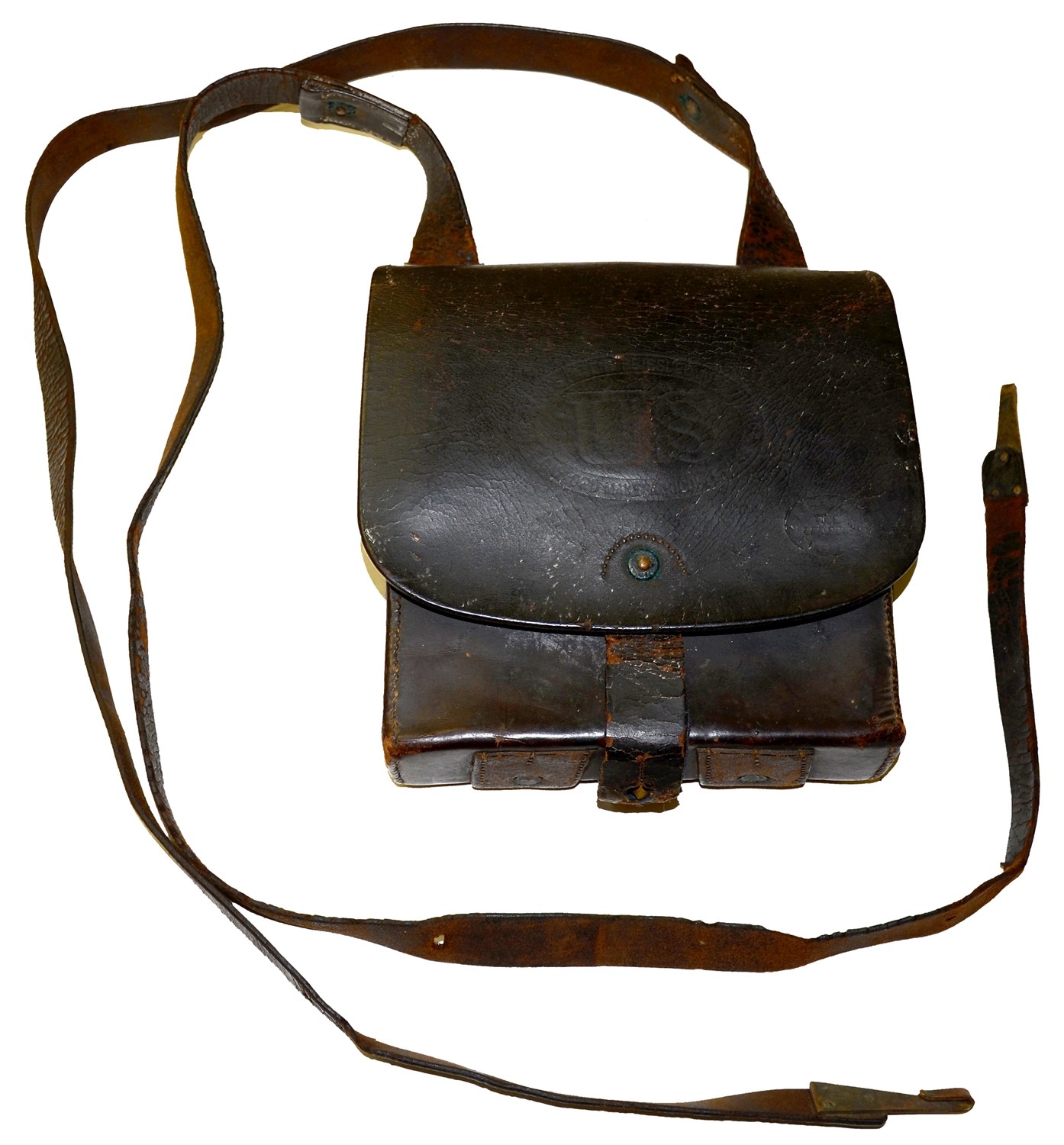 RARE MANN’S PATENT 60-ROUND INFANTRY CARTRIDGE BOX