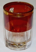 RUBY FLASH GLASS GETTYSBURG SOUVENIR MUG