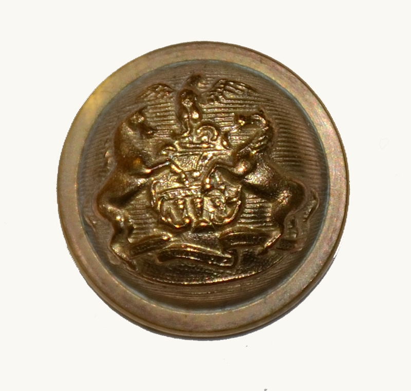 PENNSYLVANIA STATE SEAL STAFF BUTTON, CUFF SIZE