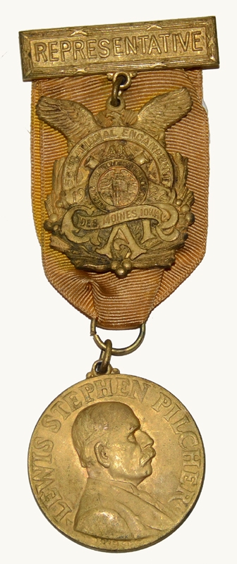 56TH NATIONAL ENCAMPMENT GAR BADGE 1922