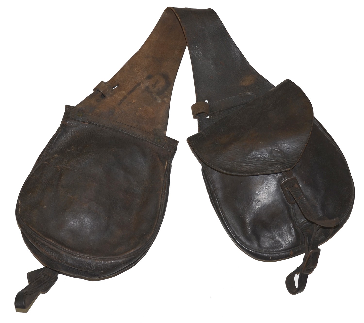 EXCELLENT AND COMPLETE MODEL 1859 MCCLELLAN SADDLE BAGS — Horse Soldier