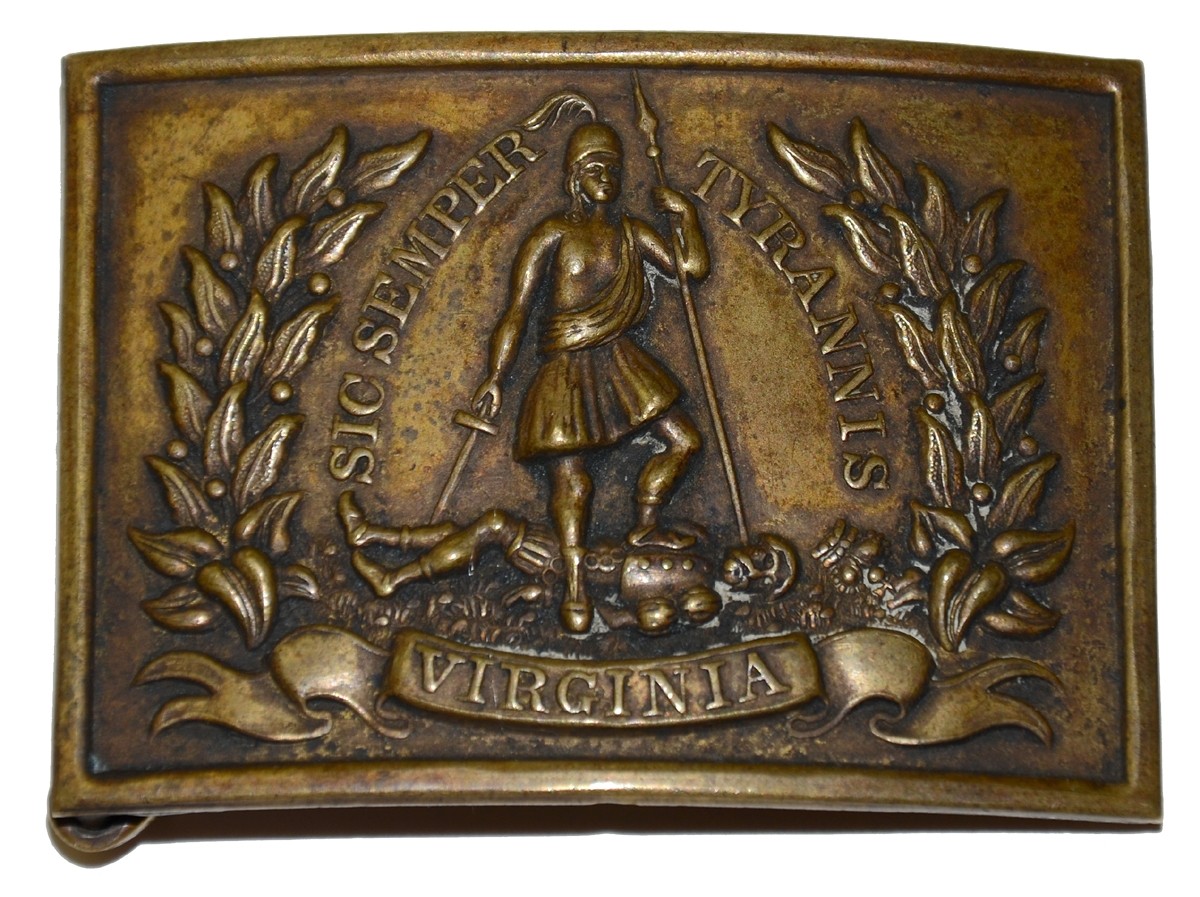 VIRGINIA RECTANGULAR WAIST BELT PLATE 