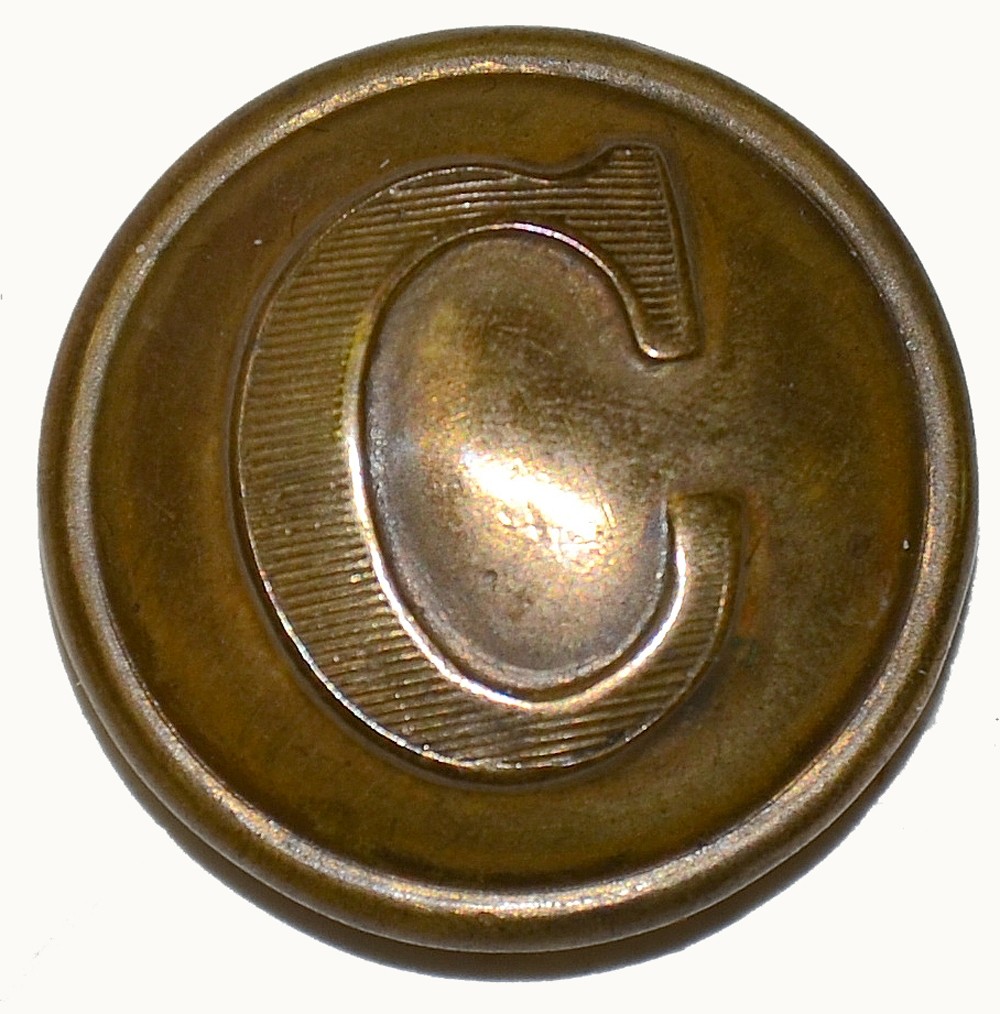 CONFEDERATE CAVALRY COAT BUTTON, CS127A1