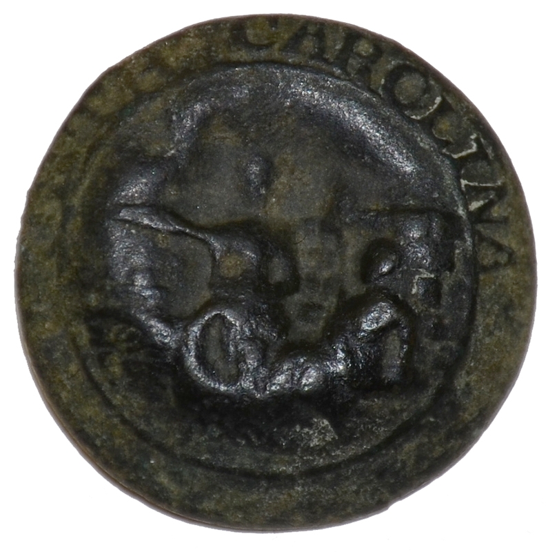 NORTH CAROLINA STATE JACKET BUTTON RECOVERED ON 1ST DAY’S BATTLEFIELD AT GETTYSBURG