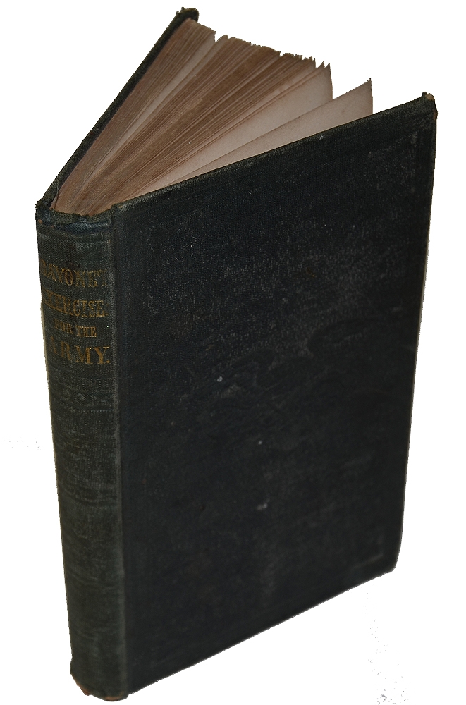IDENTIFIED COPY OF McCLELLAN’S MANUAL OF BAYONET EXERCISE