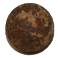 12LB CANISTER BALL FROM THE OLD LONGSTREET HEADQUARTERS - GETTYSBURG