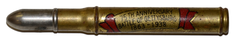 75TH ANNIVERSARY OF GETTYSBURG SOUVENIR BULLET PENCIL