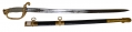 MINT AMES US NAVY MODEL 1852 OFFICER’S SWORD AND SCABBARD