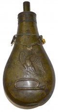 SCARCE 1832 PATTERN RIFLEMAN’S FLASK BY DINGEE
