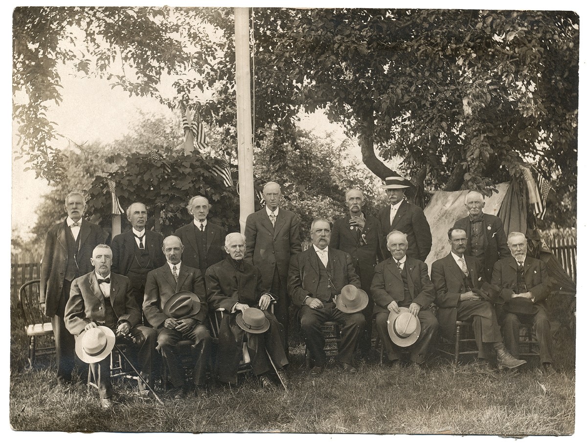 50th GETTYSBURG ANNIVERSARY NEW YORK VETERANS REUNION PHOTO - 1913