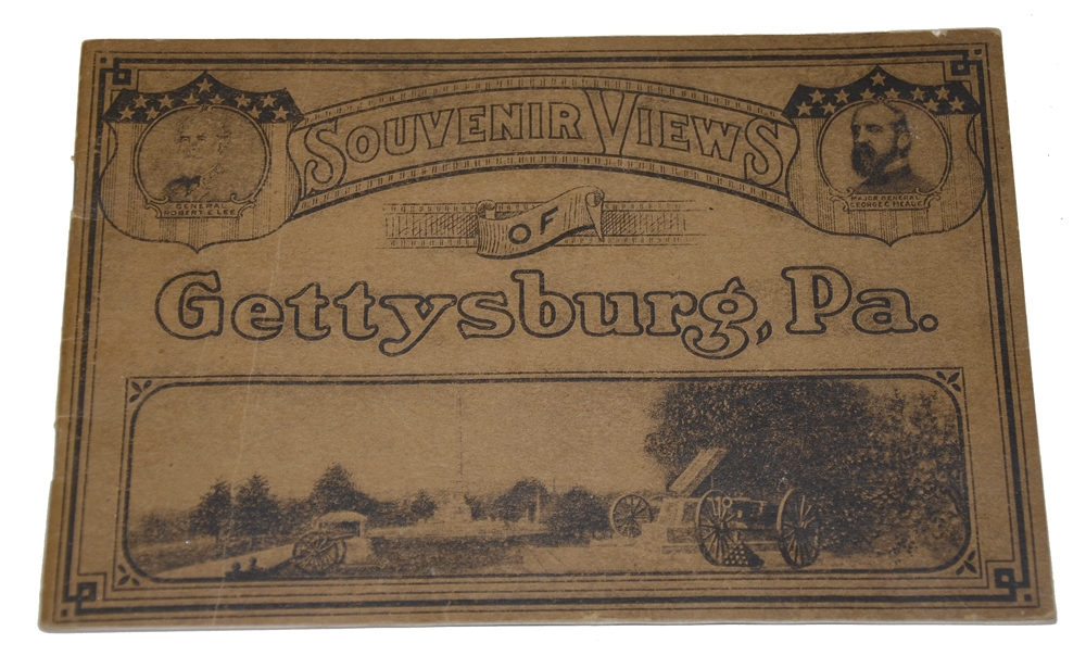 SOUVENIR VIEWS OF GETTYSBURG, PA BOOKLET - 1920