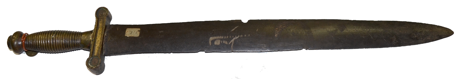 CONFEDERATE ARTILLERY SHORT SWORD BY E.J. JOHNSTON 